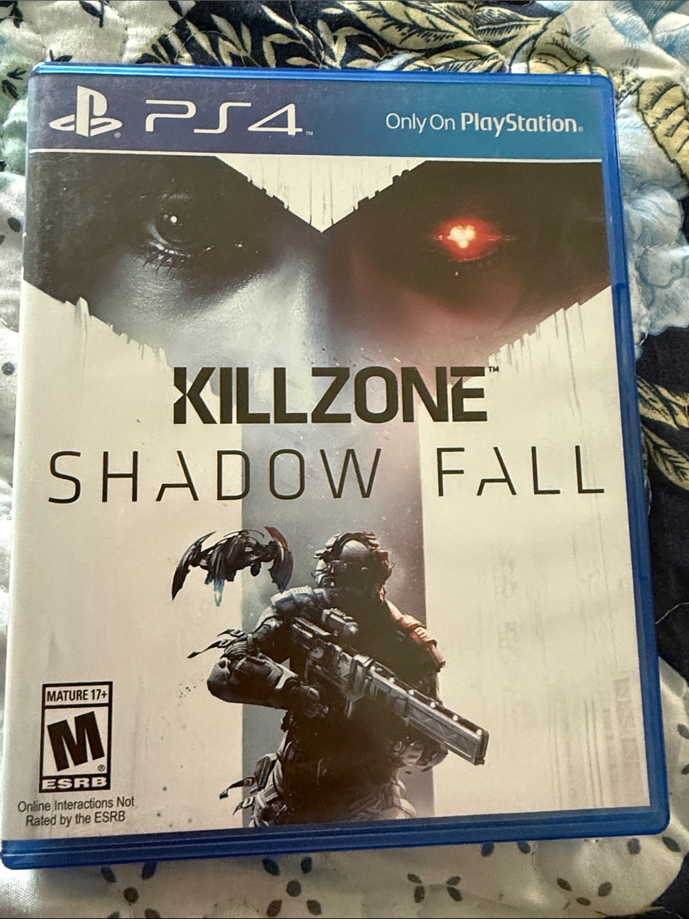 Sony PS4 Killzone Shadow Fall — White & Blue Cover Art